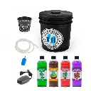 Grow Pot Economic DWC Hydro Bucket Kit com bomba de ar, nutrientes e muito mais