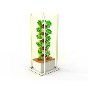 Kit hidropônico N6WP Sistema de torre para 50 plantas, jardim interno completo com nutrientes, sementes e acessórios