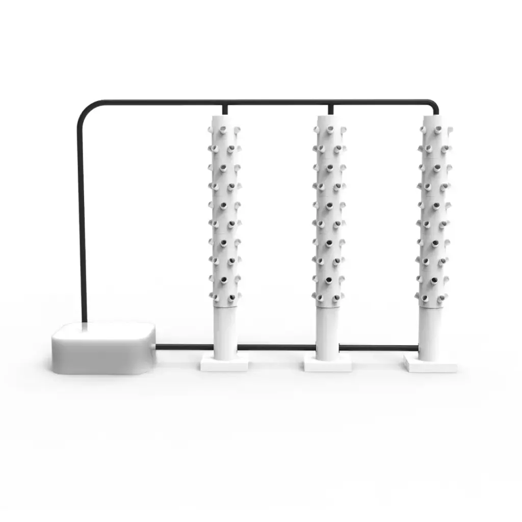 Kit hidropônico N20 Torre 150 plantas Expansível, jardim completo com nutrientes, sementes e acessórios