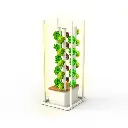 Kit Hidropônico N19 Sistema Torre para 30 Plantas, Jardim Completo com Nutrientes, Sementes e Acessórios